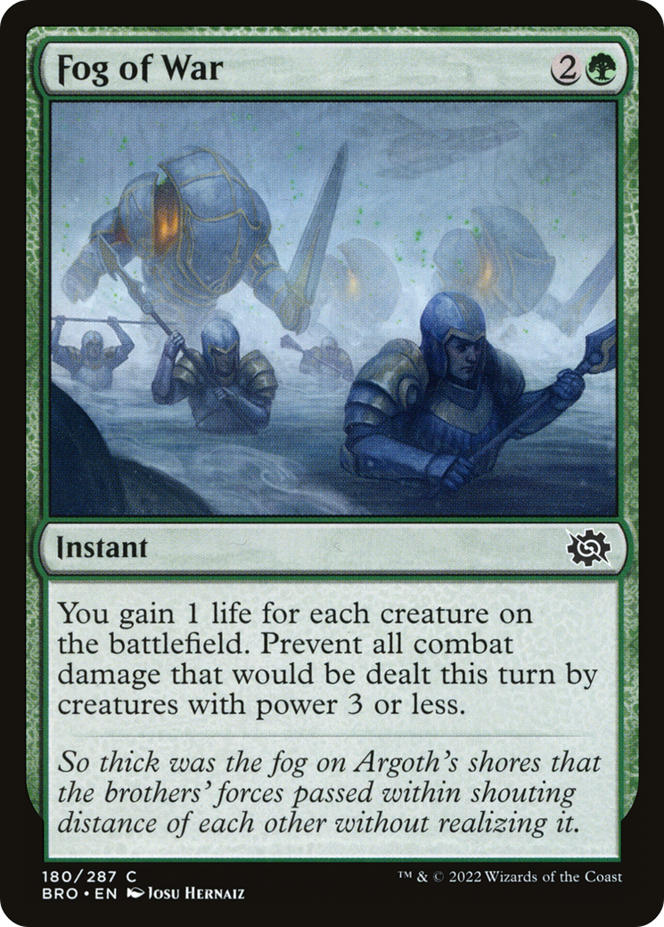 Fog of War (180) - The Brothers' War Foil