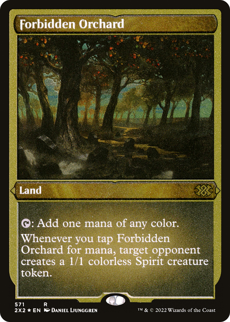 Forbidden Orchard (571) Etched Foil - Double Masters 2022