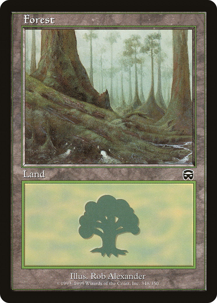 Forest (348) Foil - Mercadian Masques