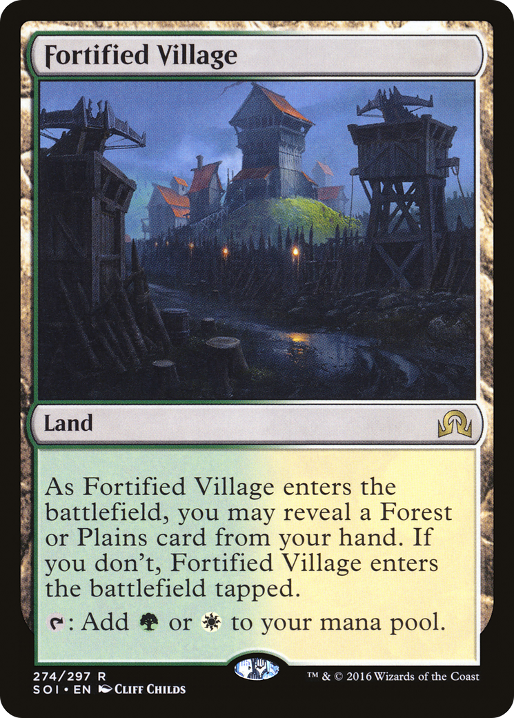 Fortified Village (274) Foil - Shadows over Innistrad
