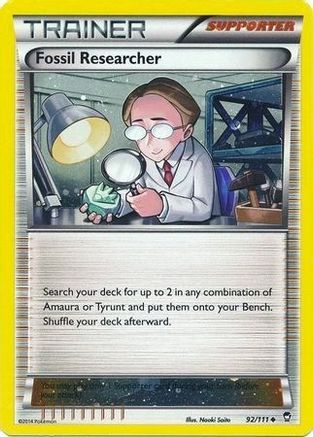 Fossil Researcher (Cosmos Holo) (92) Holofoil - Miscellaneous Cards & Products