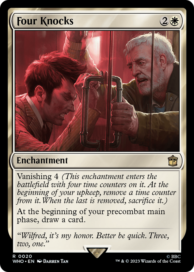 Four Knocks (020) Foil - Doctor Who