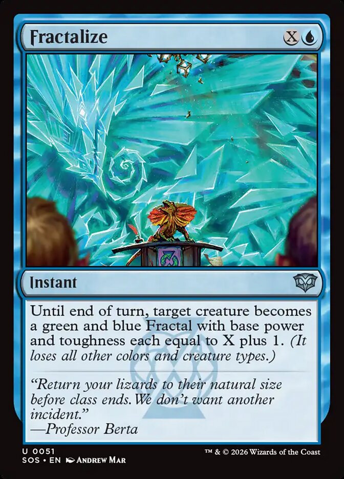 Fractalize (051) Foil - Secrets of Strixhaven