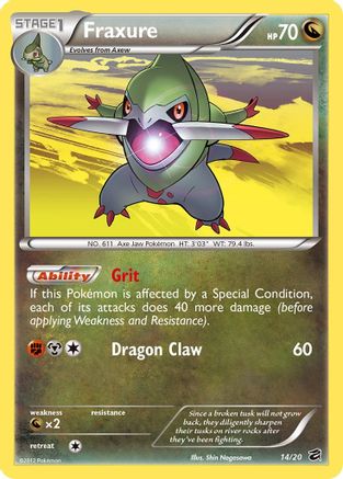 Fraxure (14) Holofoil - Dragon Vault