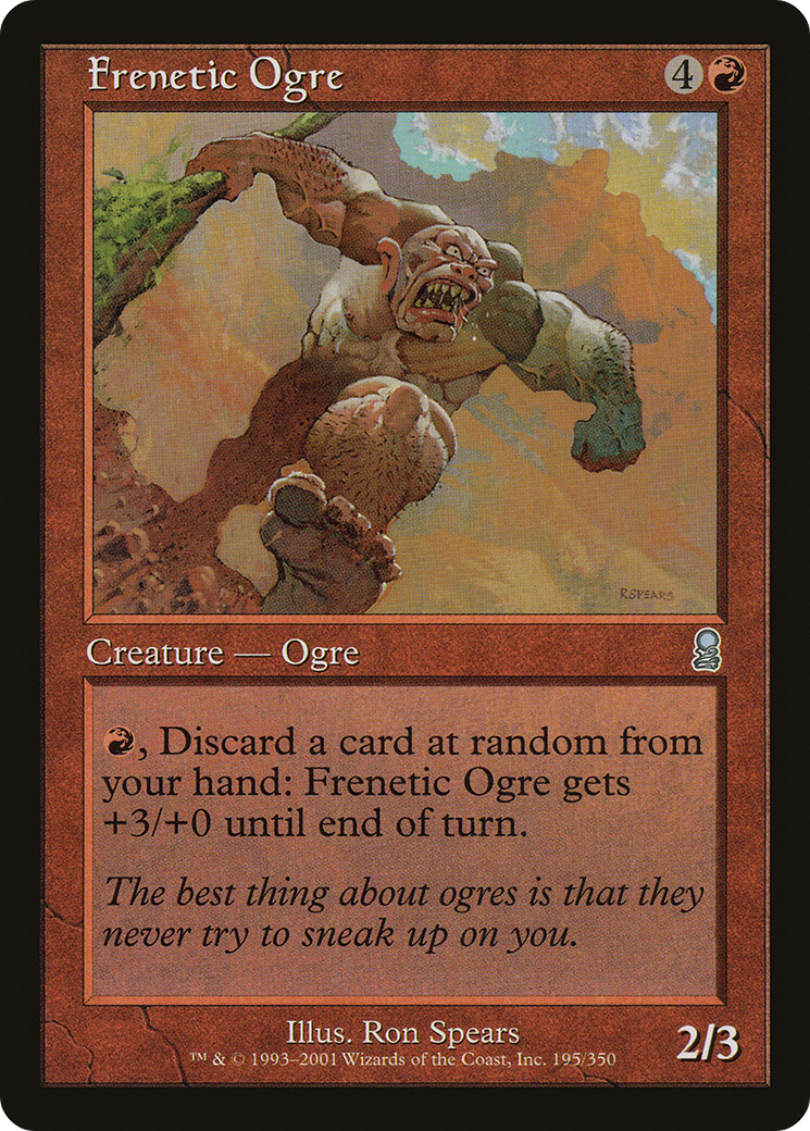 Frenetic Ogre (195) Foil - Odyssey