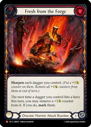 Fresh from the Forge (IAR255) Rainbow Foil - Usurp the Shadow Throne