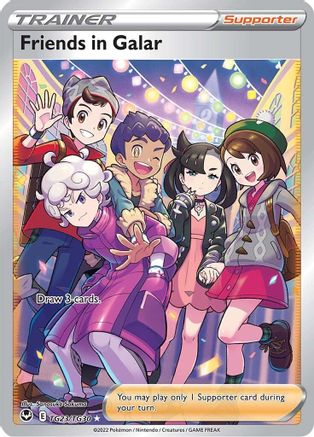 Friends in Galar (Full Art) (TG23) Holofoil - Silver Tempest