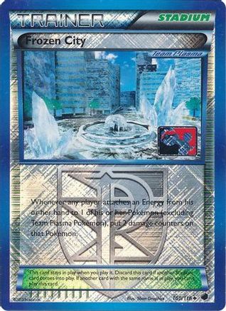 Frozen City (Team Plasma) (Team Plasma) - 100/116 (100) Reverse Holofoil - League & Championship Cards