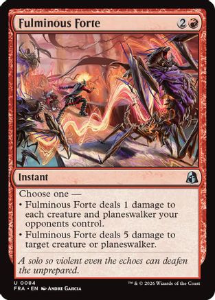 Fulminous Forte (084) Foil - Reality Fracture