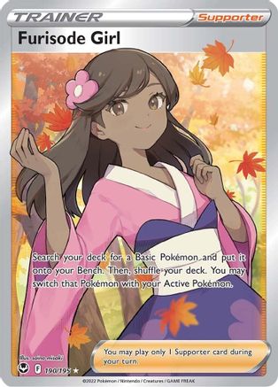 Furisode Girl (Full Art) (190) Holofoil - Silver Tempest