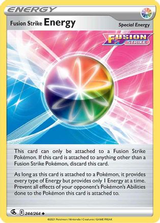 Fusion Strike Energy (244) Reverse Holofoil - Fusion Strike