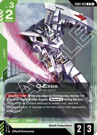 G-Exes (GD02-022) Holofoil - Dual Impact