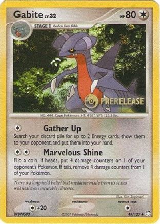 Gabite (Prerelease) (48) - Black Star Promos