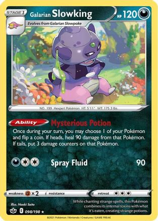 Galarian Slowking (98) Holofoil - Chilling Reign