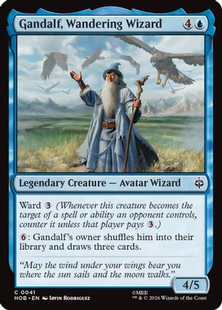 Gandalf, Wandering Wizard (041) Foil - The Hobbit