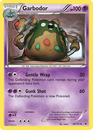 Garbodor (49) Reverse Holofoil - Noble Victories