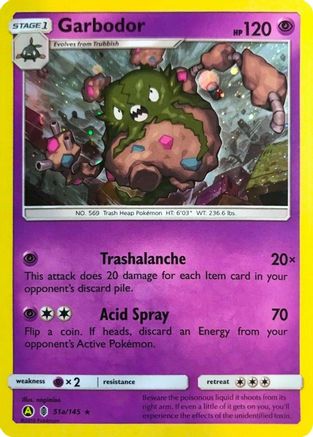 Garbodor (Cosmos Holo) (51a) Holofoil - Guardians Rising