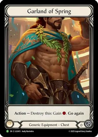 Garland of Spring (Extended Art) (LGS415) Cold Foil - Flesh and Blood: Promo Cards