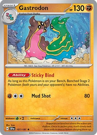 Gastrodon (107) Holofoil - Surging Sparks