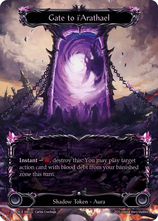 Gate to i'Arathael (Marvel) (IAR222) Cold Foil - Omens of the