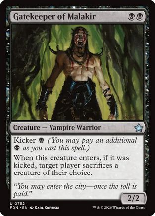 Gatekeeper of Malakir (752) - Foundations