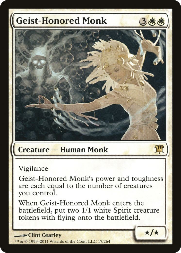 Geist-Honored Monk (017) Foil - Innistrad