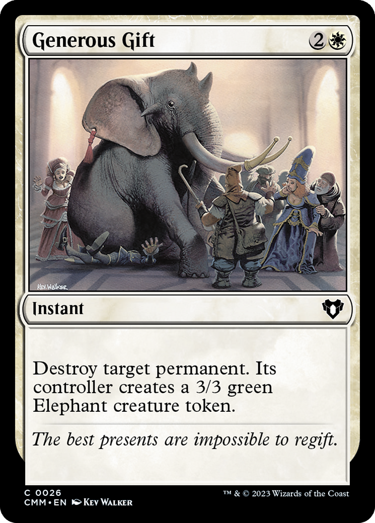 Generous Gift (026) Foil - Commander Masters