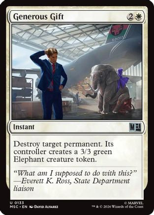 Generous Gift (133) Surge Foil - Commander: Marvel Super Heroes