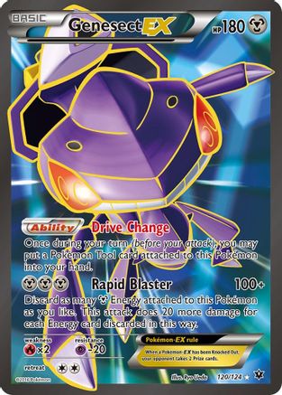 Genesect EX (Full Art) (120) Holofoil - Fates Collide