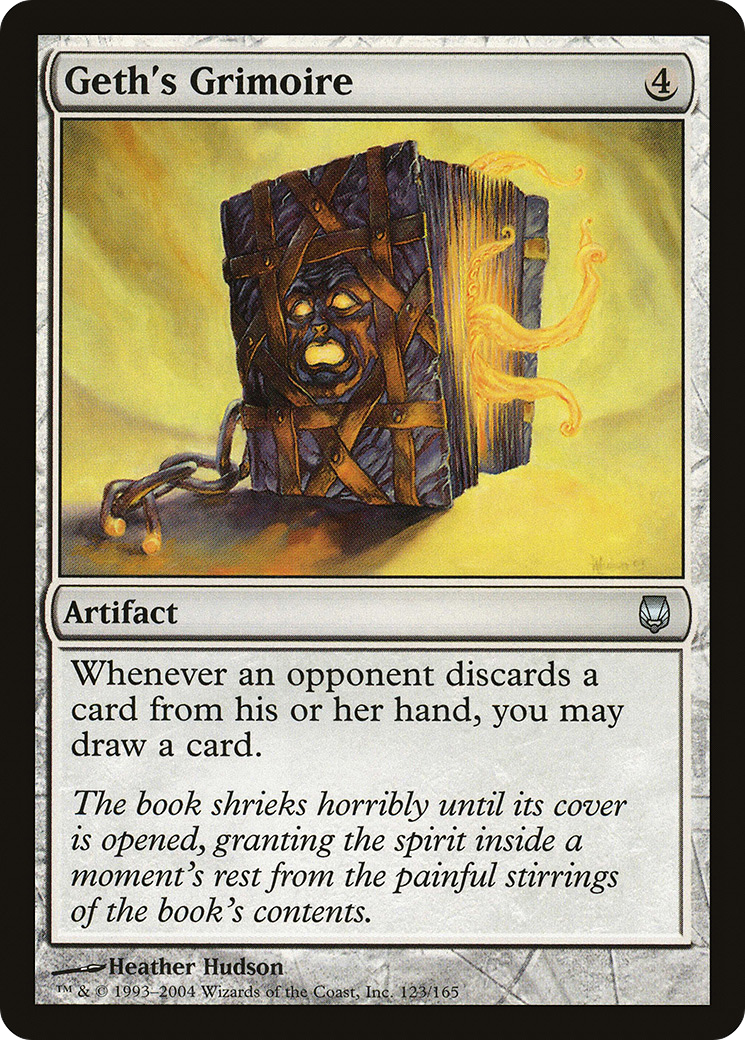Geth's Grimoire (123) Foil - Darksteel