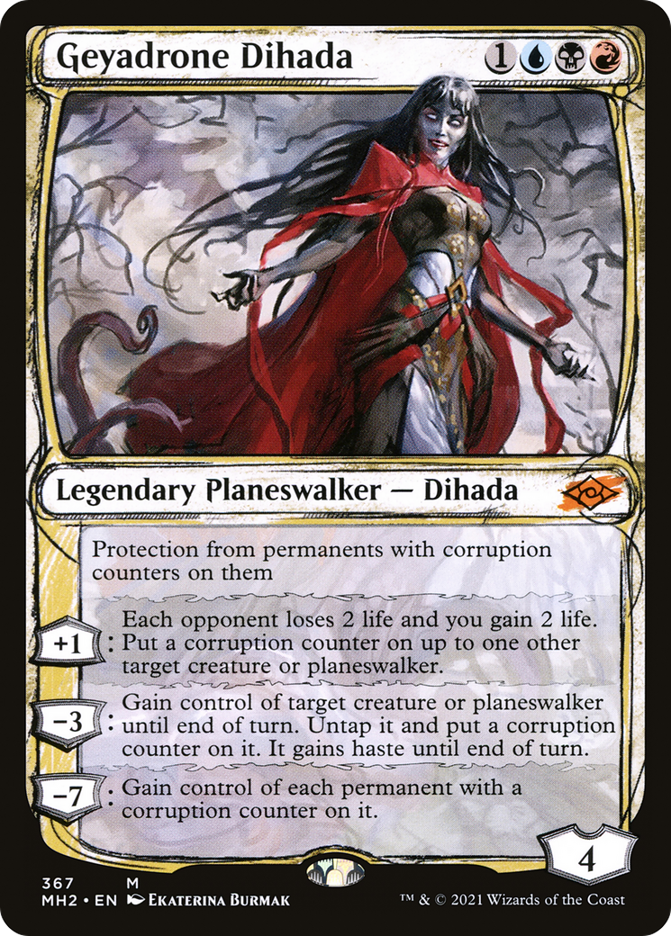 Geyadrone Dihada (Showcase) (367) - Modern Horizons 2 Foil