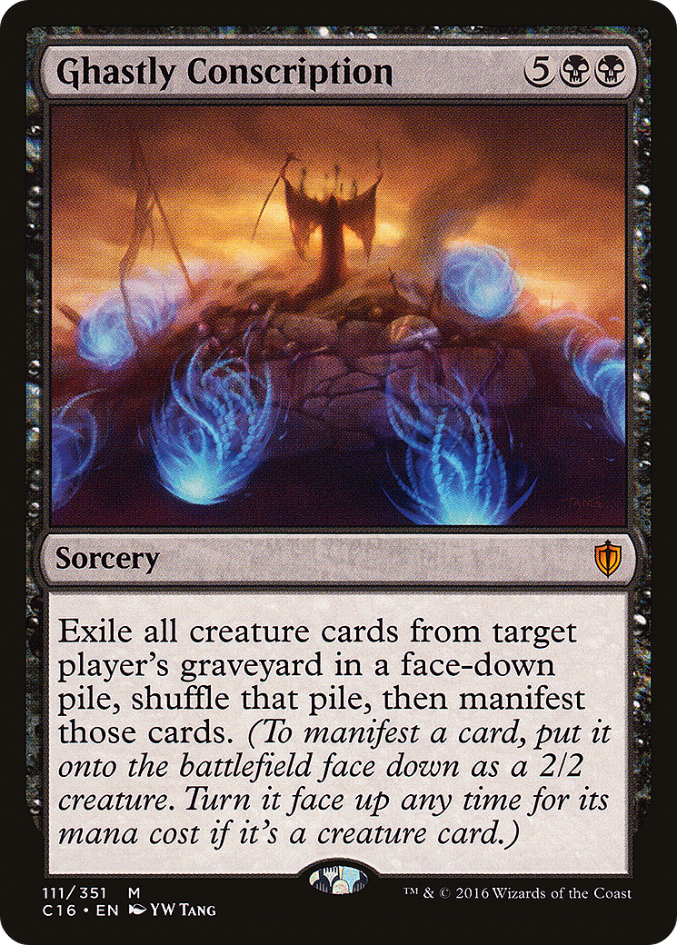 Ghastly Conscription (111) - Commander 2016