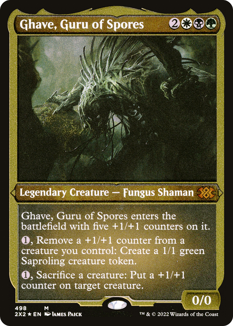 Ghave, Guru of Spores (498) Etched Foil - Double Masters 2022