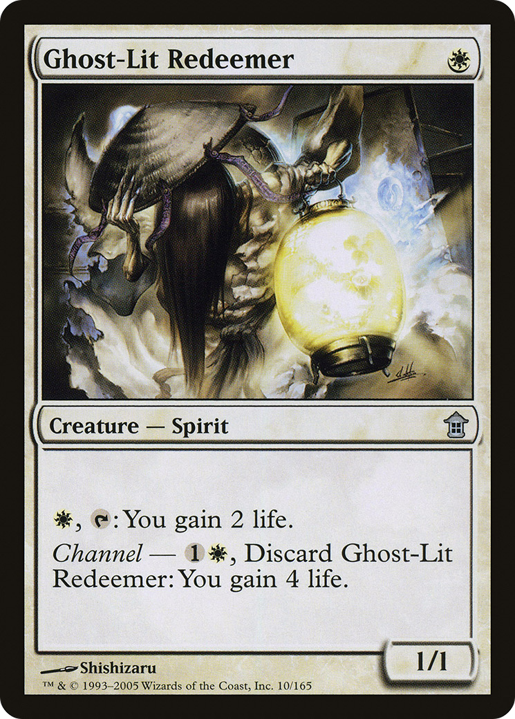 Ghost-Lit Redeemer (010) Foil - Saviors of Kamigawa