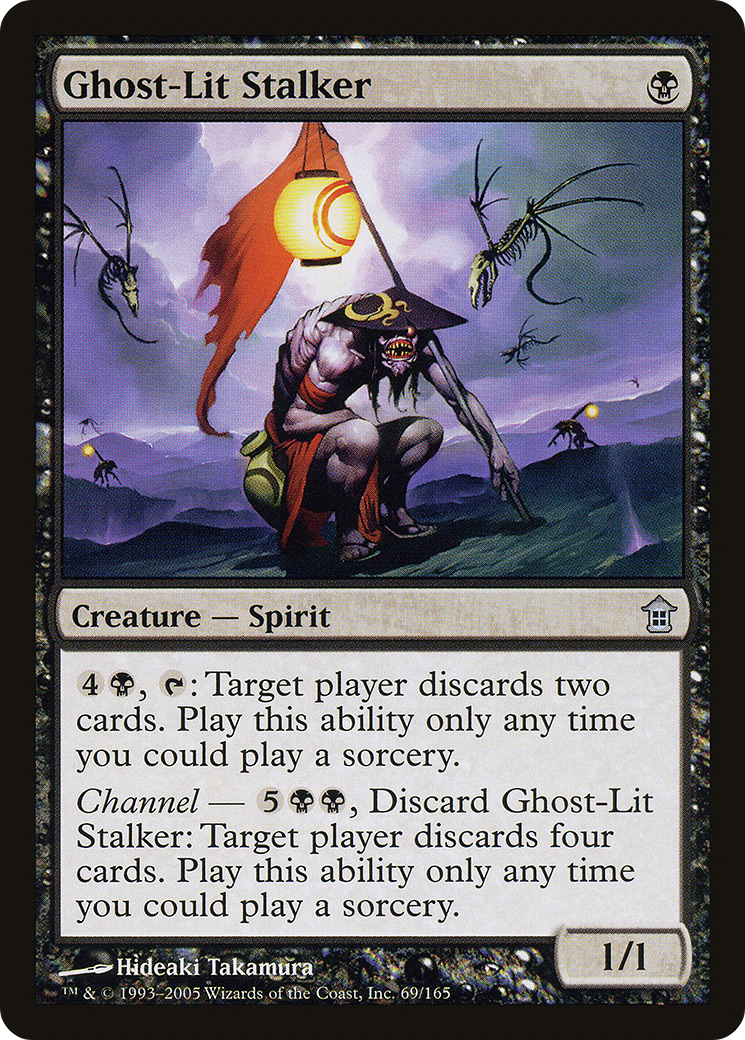 Ghost-Lit Stalker (069) Foil - Saviors of Kamigawa
