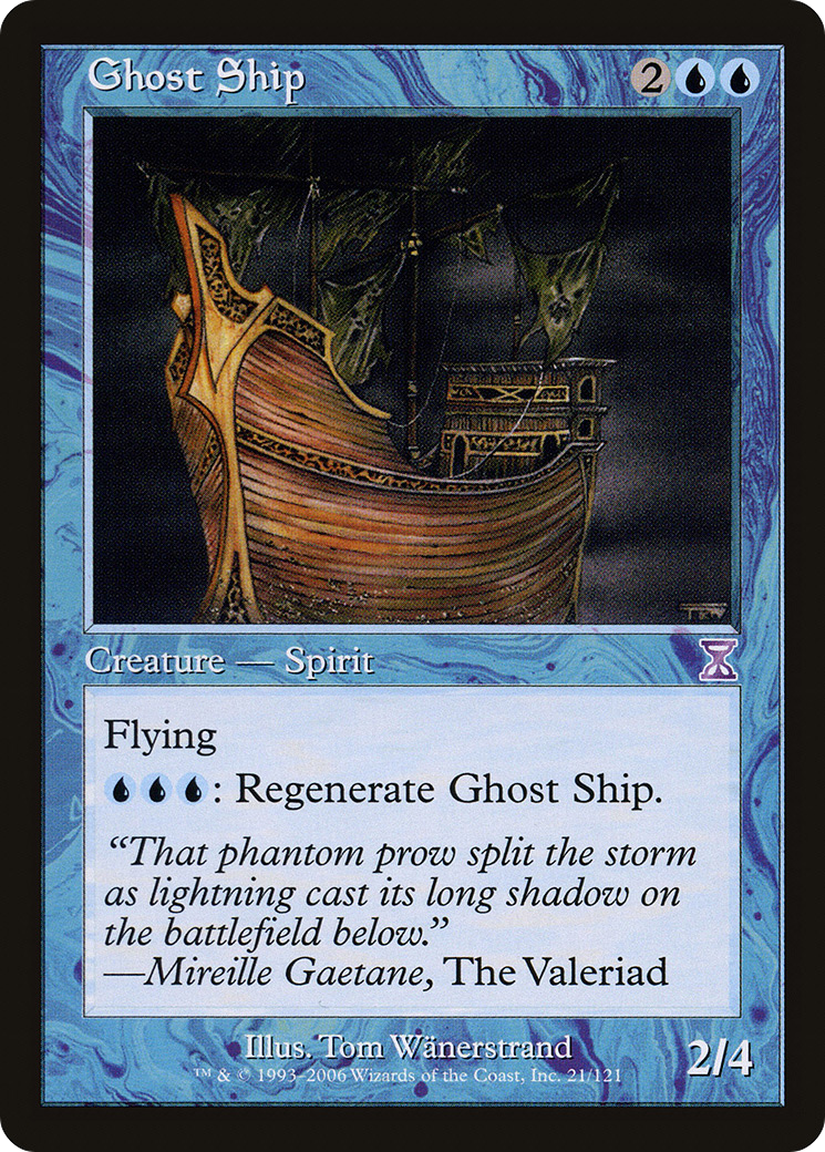 Ghost Ship (Retro) (021) - Time Spiral Timeshifted Foil