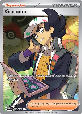 Giacomo (Full Art) (252) Holofoil - Paldea Evolved