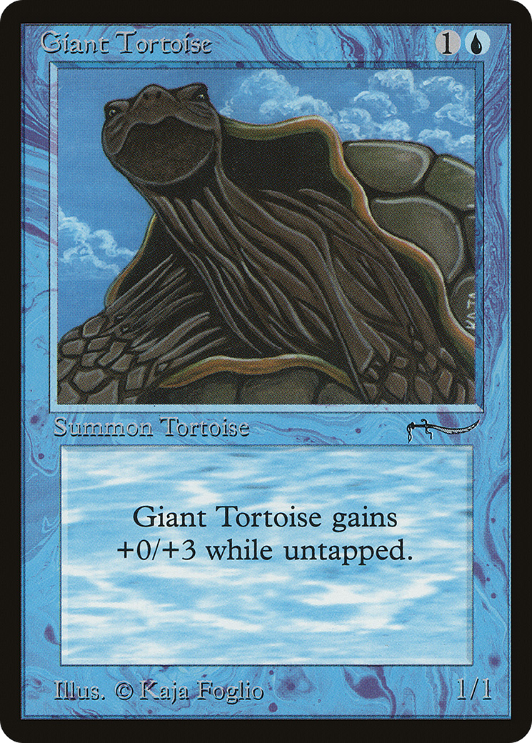 Giant Tortoise (Light Mana Cost) - Arabian Nights