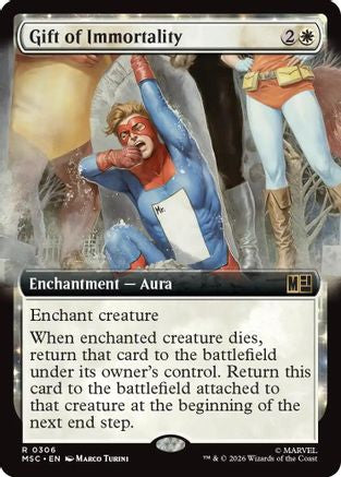 Gift of Immortality (Extended Art) (306) - Commander: Marvel Super Heroes