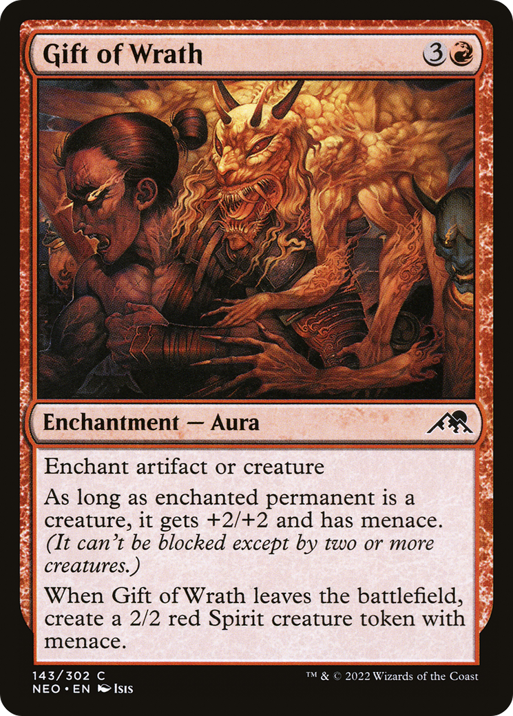Gift of Wrath (143) - Kamigawa: Neon Dynasty Foil