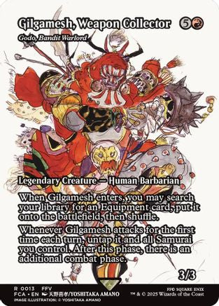 Gilgamesh, Weapon Collector - Godo, Bandit Warlord (Showcase) (013) - FINAL FANTASY: Through the Ages