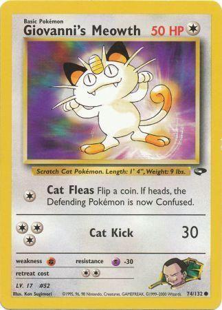 Giovanni's Meowth (74) (Unlimited) - Gym Challenge