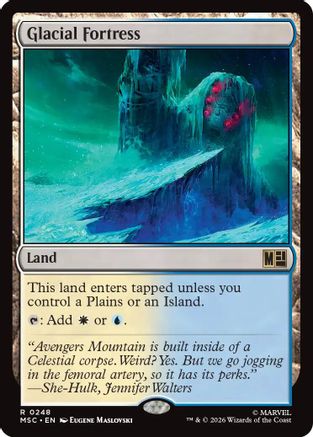 Glacial Fortress (248) Surge Foil - Commander: Marvel Super Heroes