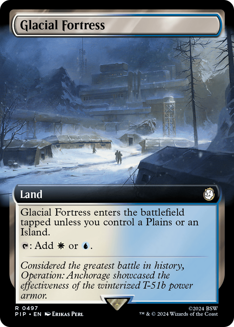 Glacial Fortress (Extended Art) (497) Foil - Fallout