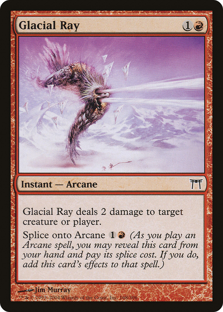 Glacial Ray (168) Foil - Champions of Kamigawa
