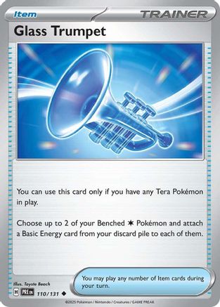 Glass Trumpet (110) Reverse Holofoil - Prismatic Evolutions