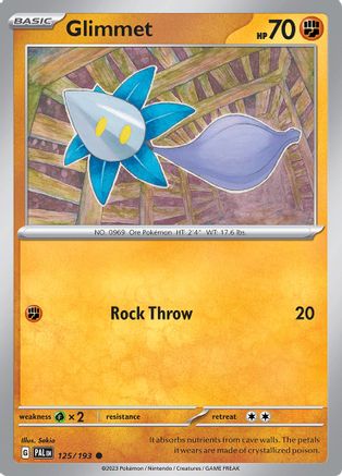 Glimmet (125) - Paldea Evolved