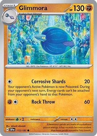 Glimmora (115) Reverse Holofoil - Surging Sparks
