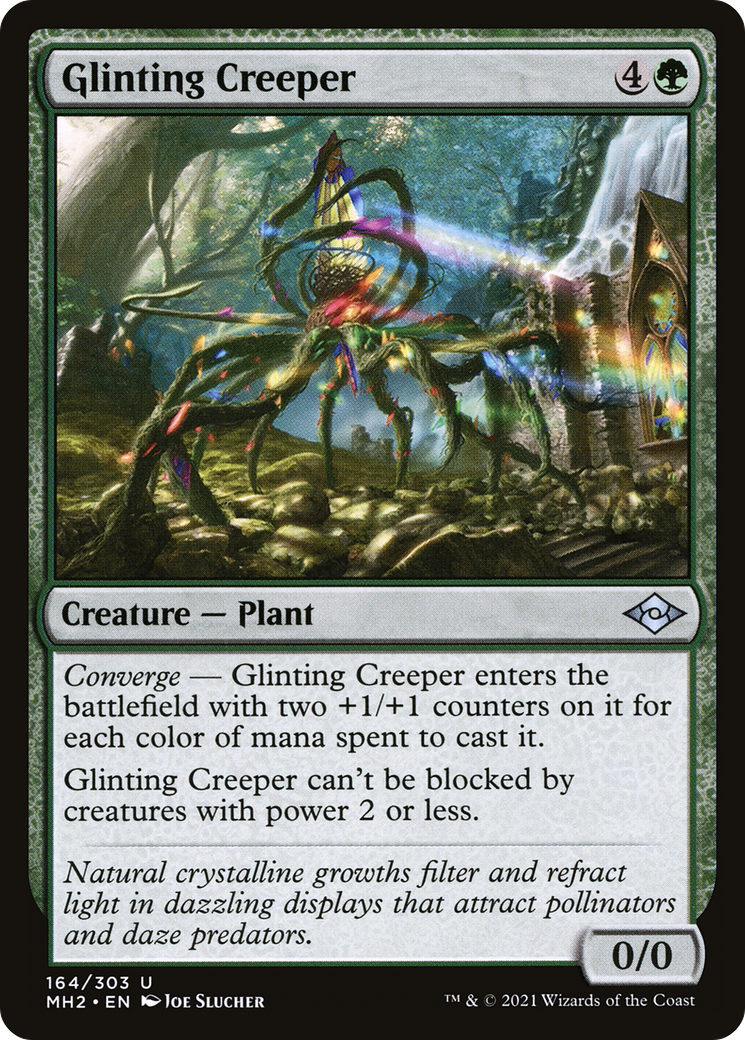Glinting Creeper (164) - Modern Horizons 2 Foil