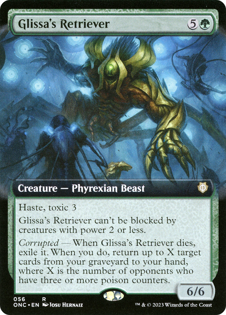 Glissa's Retriever (Extended Art) (056) - Phyrexia: All Will Be One Commander Foil